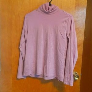 Long Sleeve Cotton Turtleneck Shirt